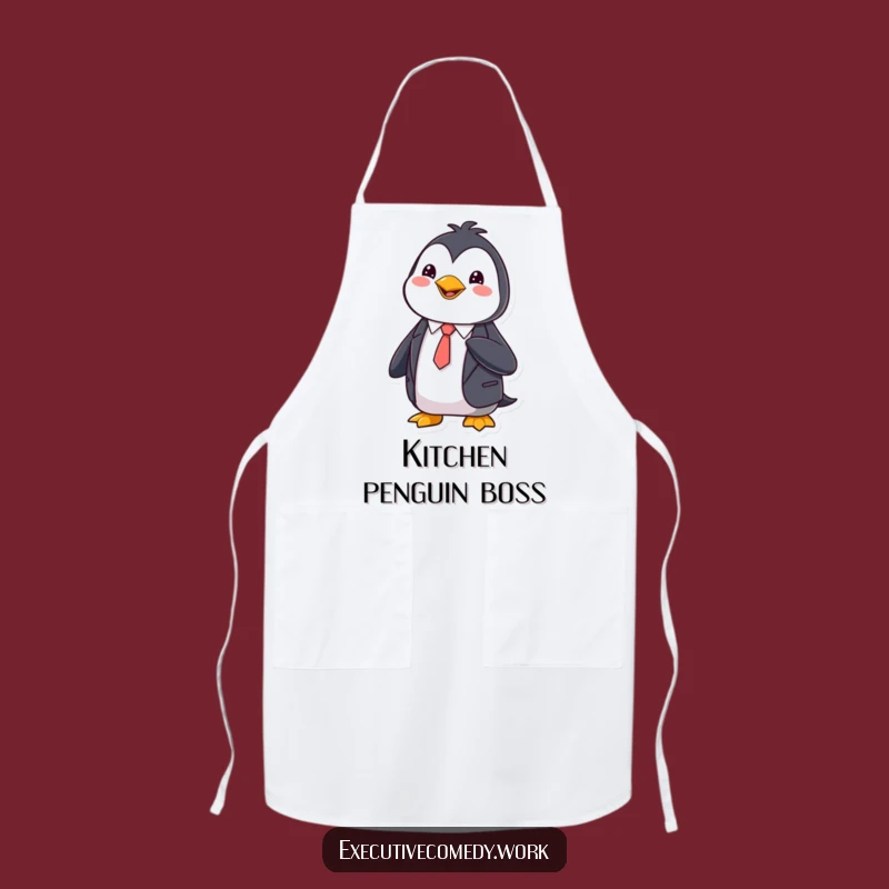 Funny Penguin Suit Apron: Cook with Class and Confidence!