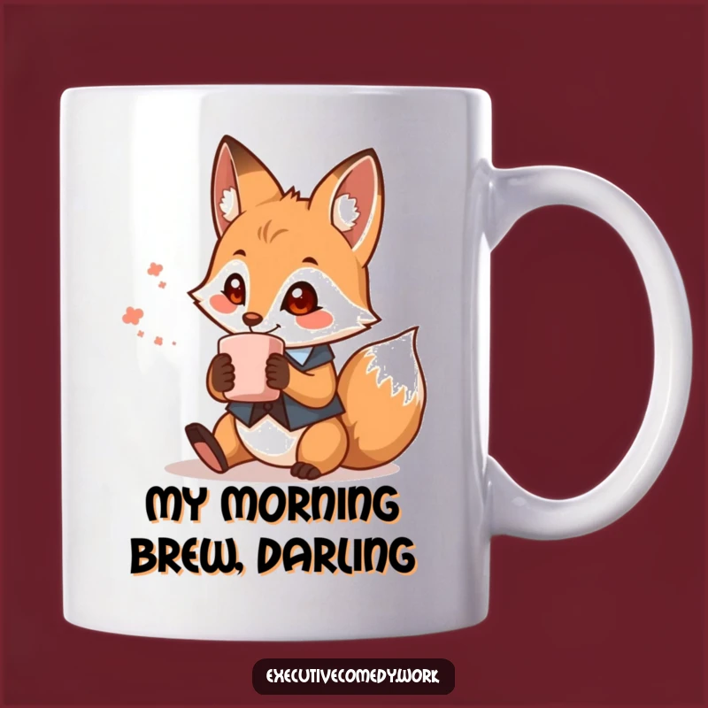Funny Fox in Waistcoat Coffee Mug - Perfect Gift for Coffee Lovers