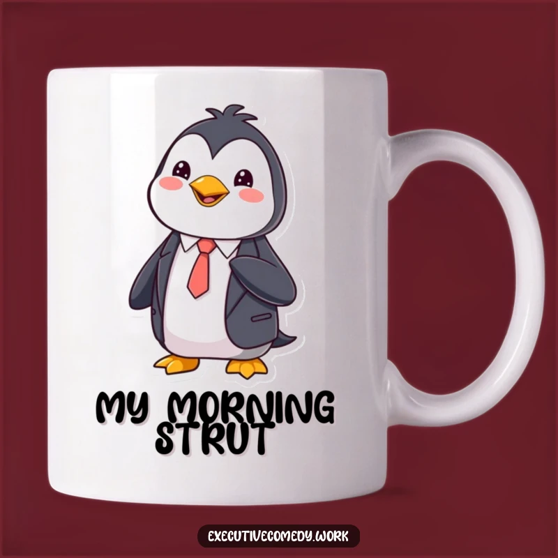 Funny Penguin Suit Mug: Dapper Birding Fun, Perfect Funny Gift for Formal Folks!