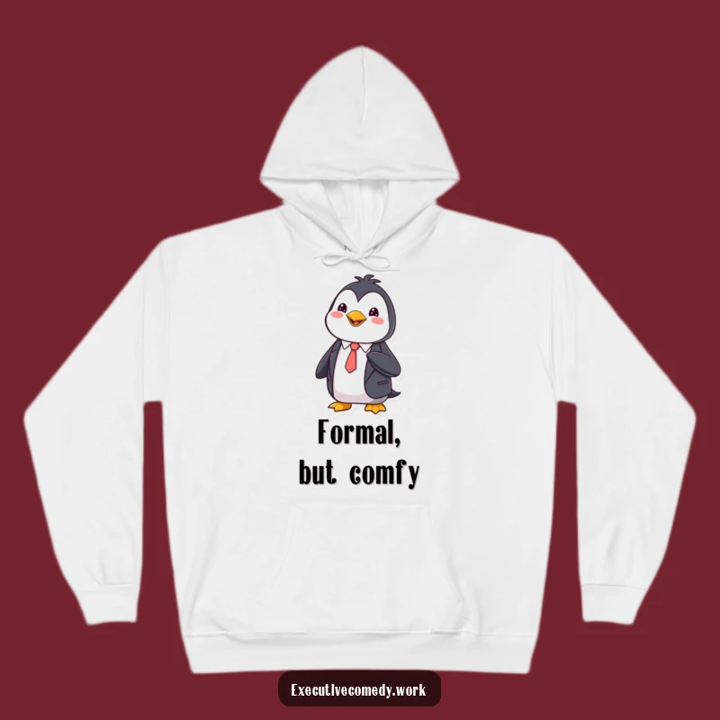 Cozy Funny Penguin Suit Hoodie: Stay Warm and Suave All Season!