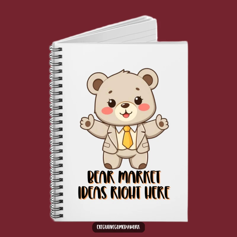 Funny Bear Cub Business Notebook: Perfect for Meetings and Hilarious Notes