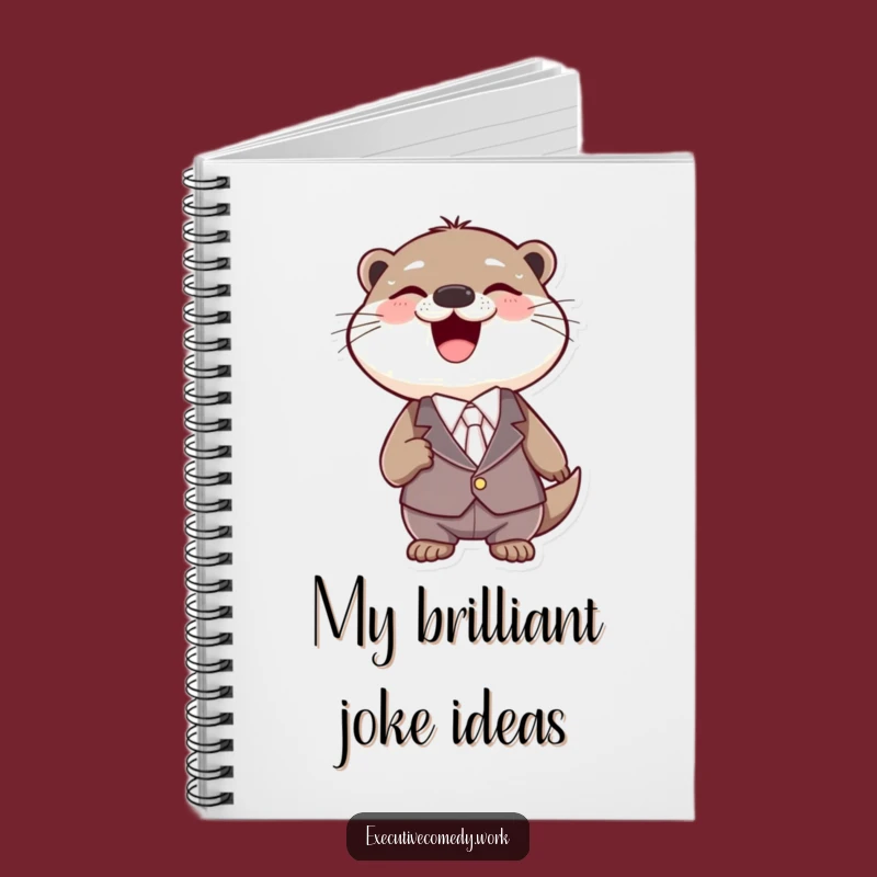 Funny Otter Laughter Notebook: Jot Down Joyful Thoughts & Giggles
