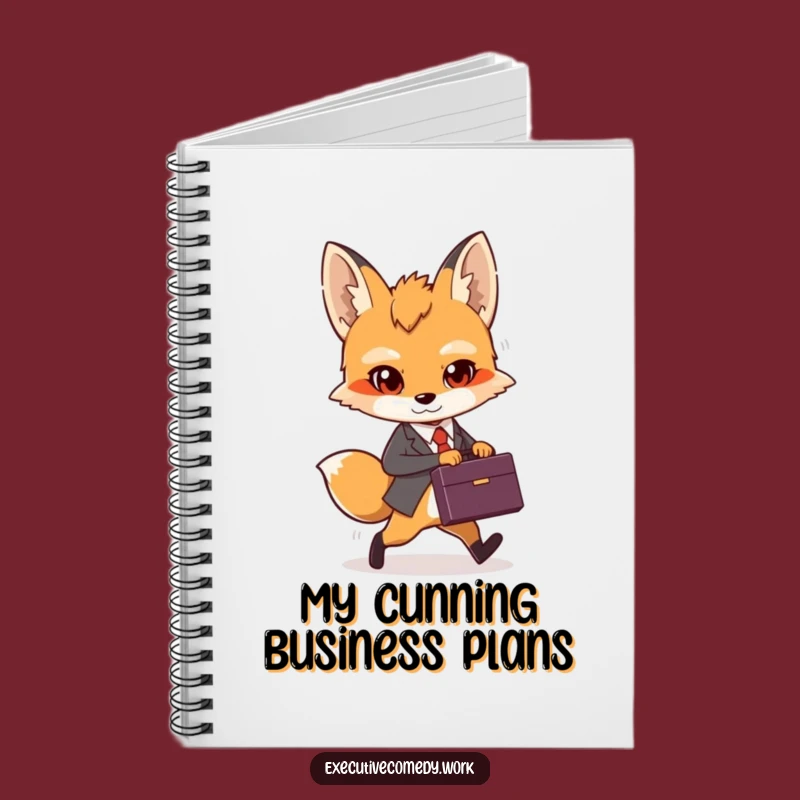 Funny Fox Cub Business Notebook: Plan Your Success with Confidence