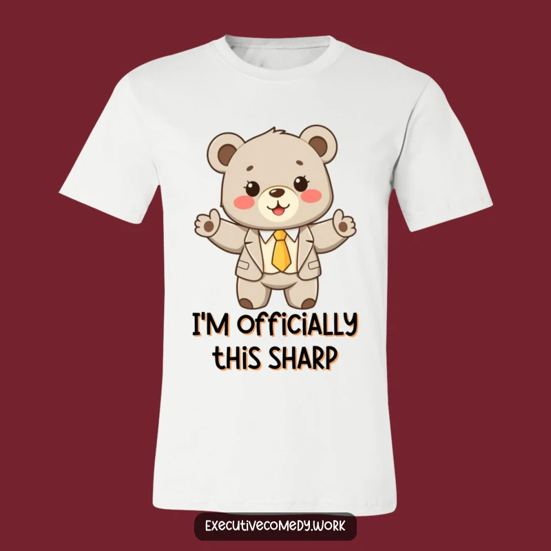 Funny Bear Cub Suit Tee: Adorable & Hilarious Graphic T-Shirt for Animal Lovers