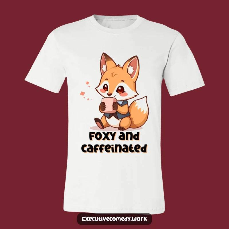 Funny Fox in Waistcoat T-Shirt - Hilarious Animal Outfit Tee