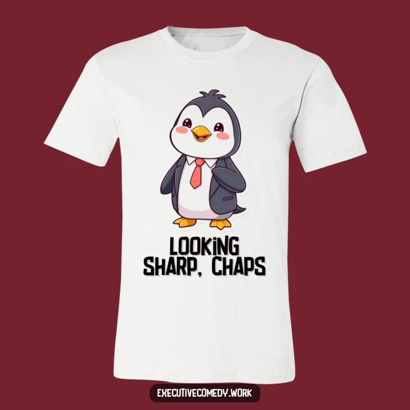Funny Penguin Suit T-Shirt: Dress to Impress, Even Casually!