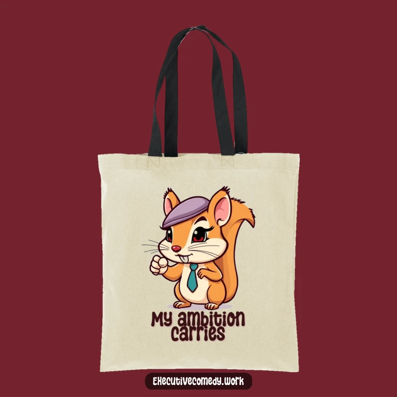 Funny Squirrel Business Tote Bag - Carry Your Goals in Style