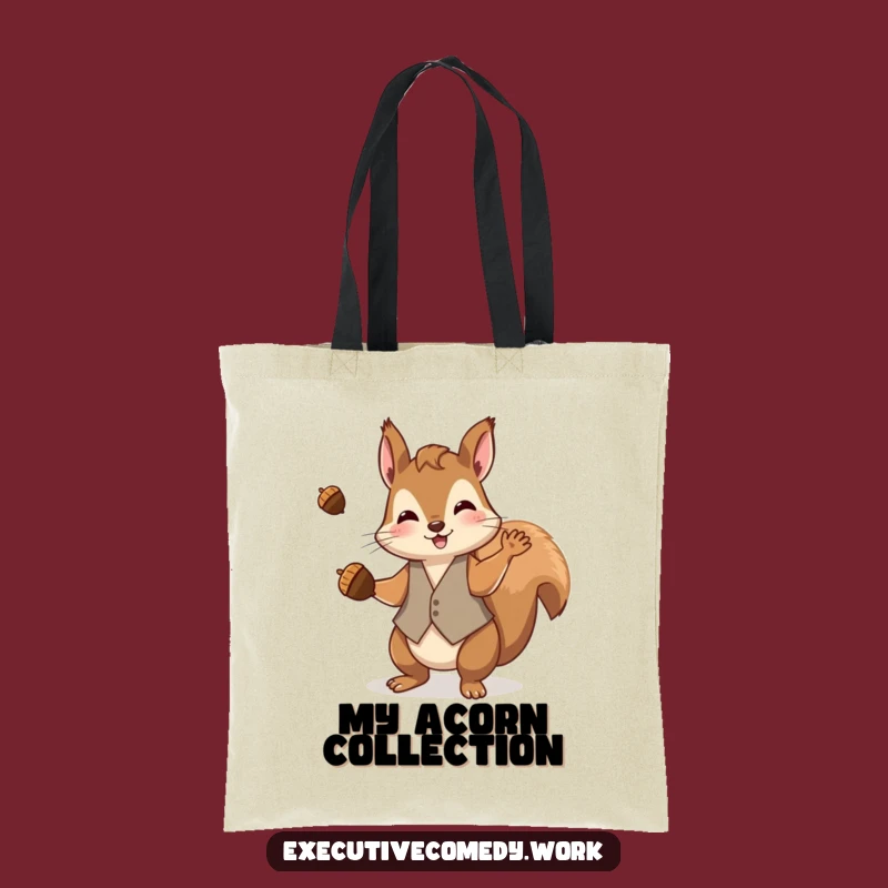 Funny Squirrel Juggling Tote Bag: Carry Your Fun On the Go